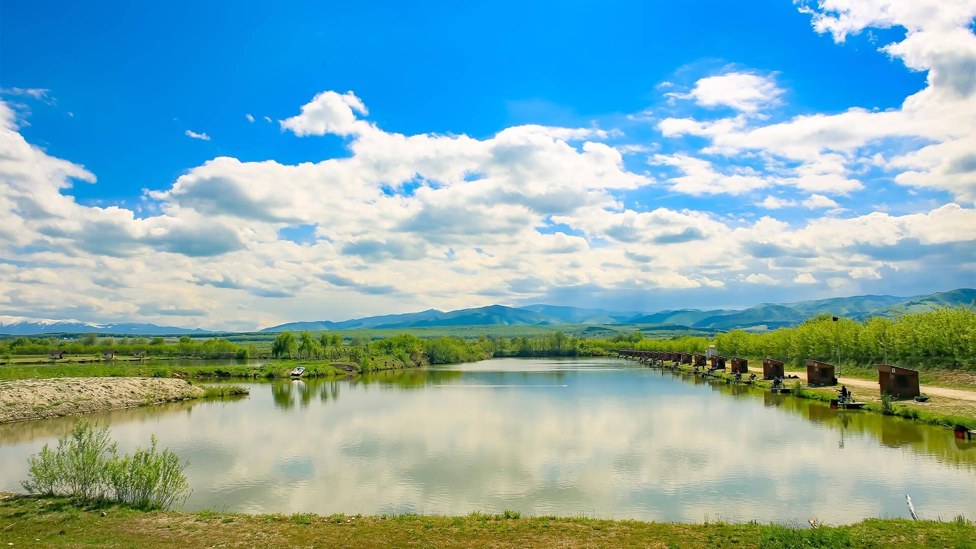 baltă de pescuit lângă Sibiu